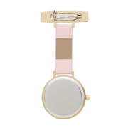 Meraki Sunset/Gold/Blush Leather Fob 35