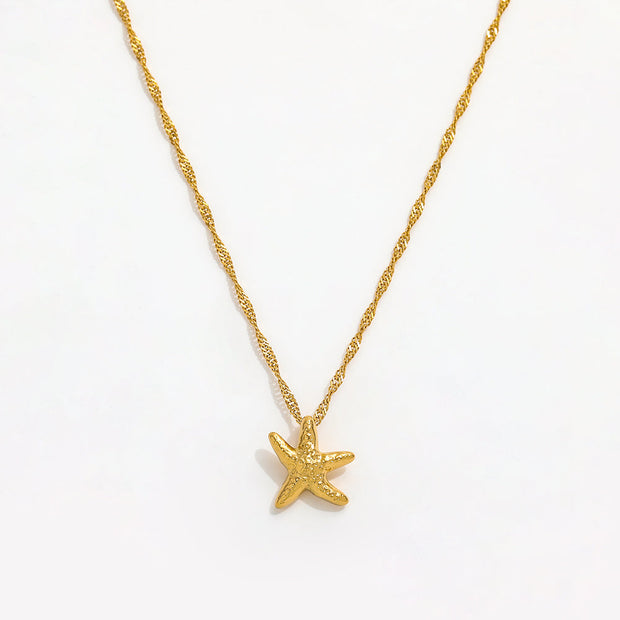 Hazel Starfish Pendant Necklace