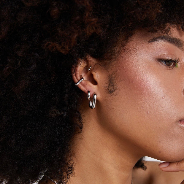 Roo Silver Hoops