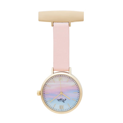 Meraki Sunset/Gold/Blush Leather Fob 35