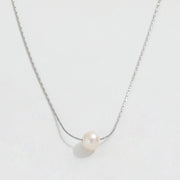 Olivia Dainty Pearl Necklace