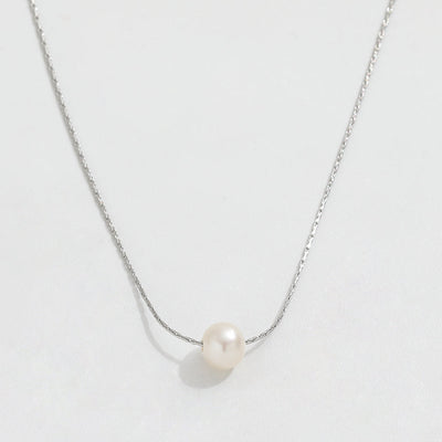 Olivia Dainty Pearl Necklace