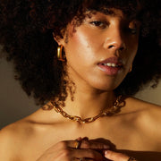 Laina Chunky Interlock Necklace