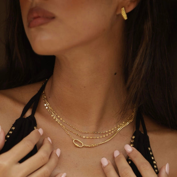 Esti Carabiner Chain Necklace