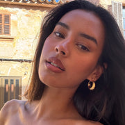 Brioni Croissant Chunky Hoop Earrings