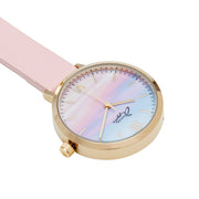 Meraki Sunset/Gold/Blush Leather Fob 35