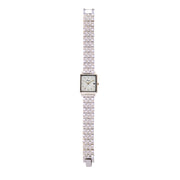 Quaintrelle Square White/Silver Link 22*24mm