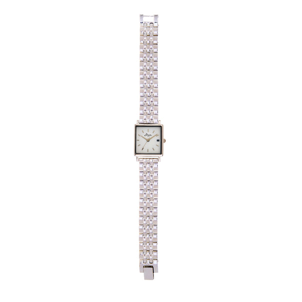 Quaintrelle Square White/Silver Link 22*24mm