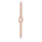 Quaintrelle Square Rose Gold/Silver Link 22*24mm