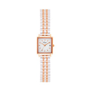 Quaintrelle Square Rose Gold/Silver Link 22*24mm