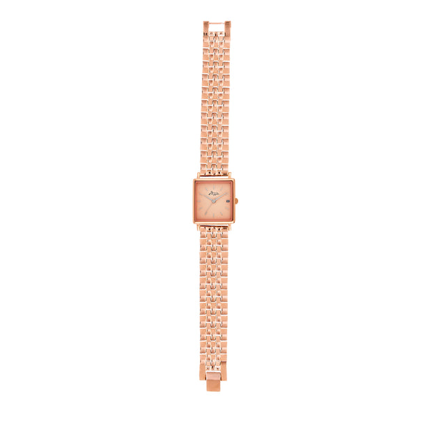 Quaintrelle Square Rose Gold Link 22*24mm