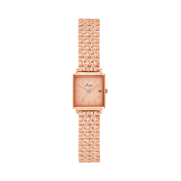 Quaintrelle Square Rose Gold Link 22*24mm