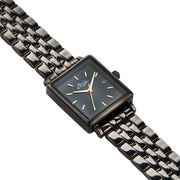 Quaintrelle Square Rose Gold/Gunmetal Link 22*24mm