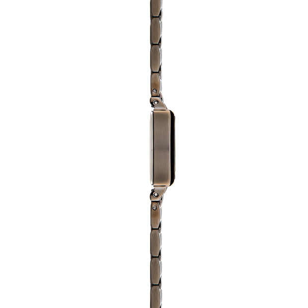 Quaintrelle Square Rose Gold/Gunmetal Link 22*24mm