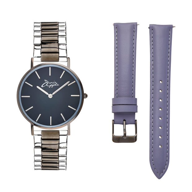 Jumeirah Silver/Gunmetal/Grey Interchangeable 36