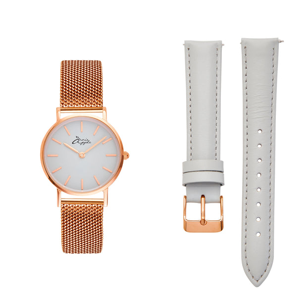 Metanoia Rose Gold/Grey Petite Interchangeable 28