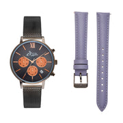 Marseille Rose Gold/Gunmetal Multifunctional Interchangeable 38