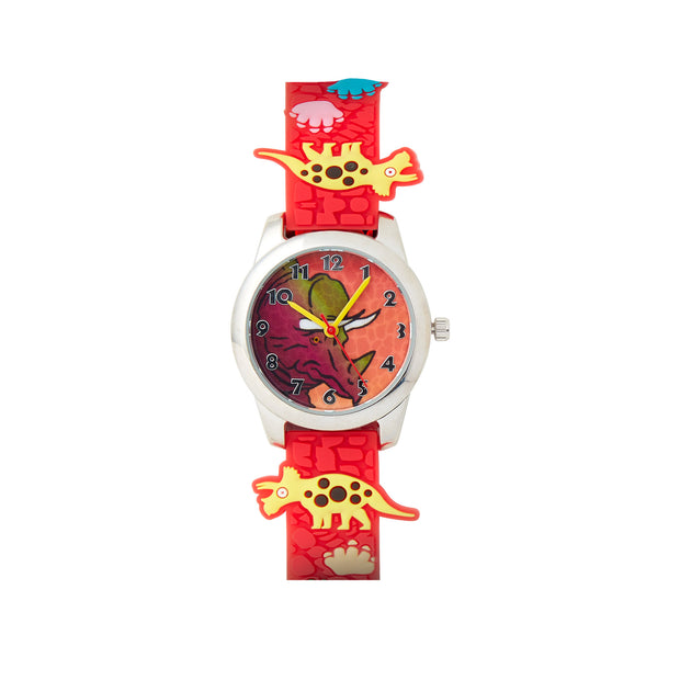 Fun Time Dinosaur Silicon Kids Watch (Triceratops)