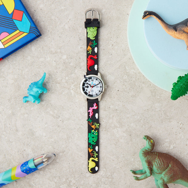 Fun Time Dinosaur Family Silicon Kids Watch