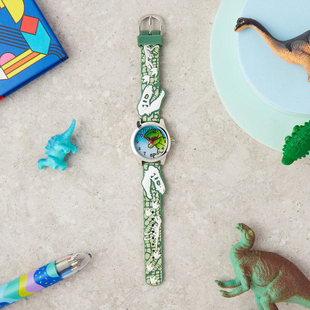 Fun Time Dinosaur Silicon Kids Watch (T-Rex)
