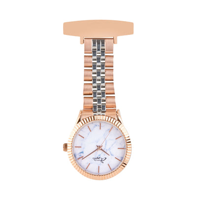 Callista Marble/Silver/Rose Gold Link Fob 35