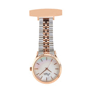Callista Mother Of Pearl/Rose Gold/Silver Link Fob 35