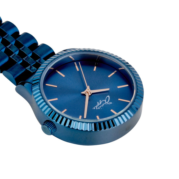 Callista Rose Gold/Blue Link Fob 35