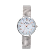 Venus Interchangeable Marble/Salmon/Silver Mesh