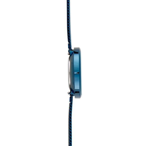 Venus Interchangeable Rose Gold/Blue Mesh