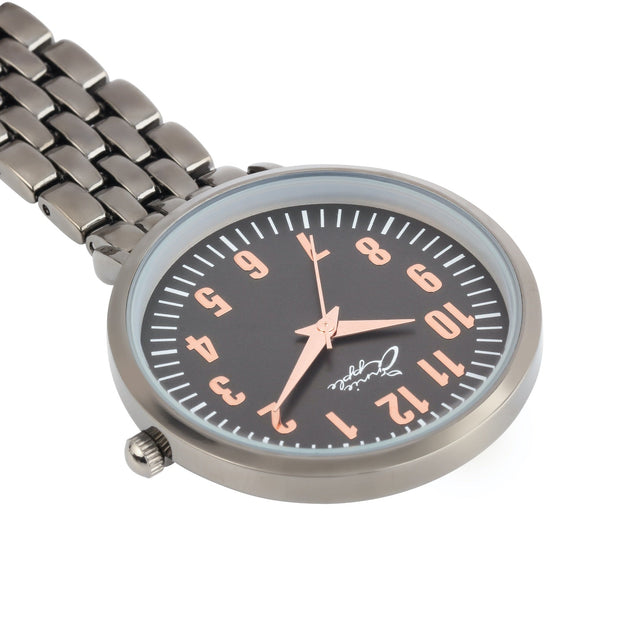 Aurora Rose Gold/Gunmetal Link Fob 35