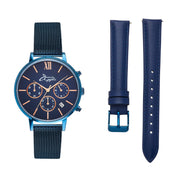 Marseille Rose Gold/Blue Multifunctional Interchangeable 38