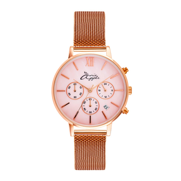 Marseille Seashell/Rose Gold/Pink Multifunctional Interchangeable 38