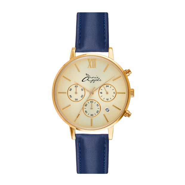 Marseille Gold/Blue Multifunctional Interchangeable 38