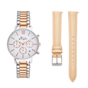 Marseille White/Rose Gold/Silver Multifunctional Interchangeable 38