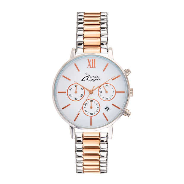 Marseille White/Rose Gold/Silver Multifunctional Interchangeable 38
