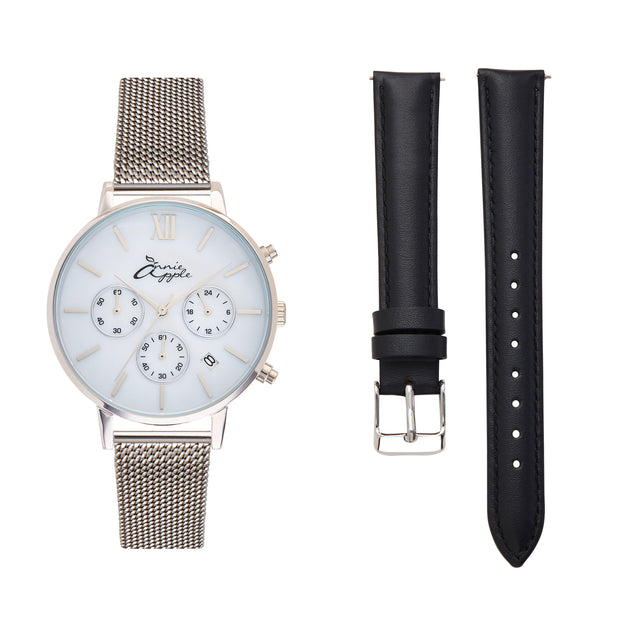 Marseille White/Silver/Black Multifunctional Interchangeable 38