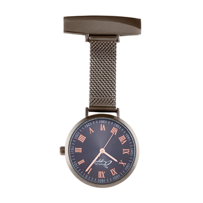 Meraki Rose Gold/Gunmetal Mesh Fob 35