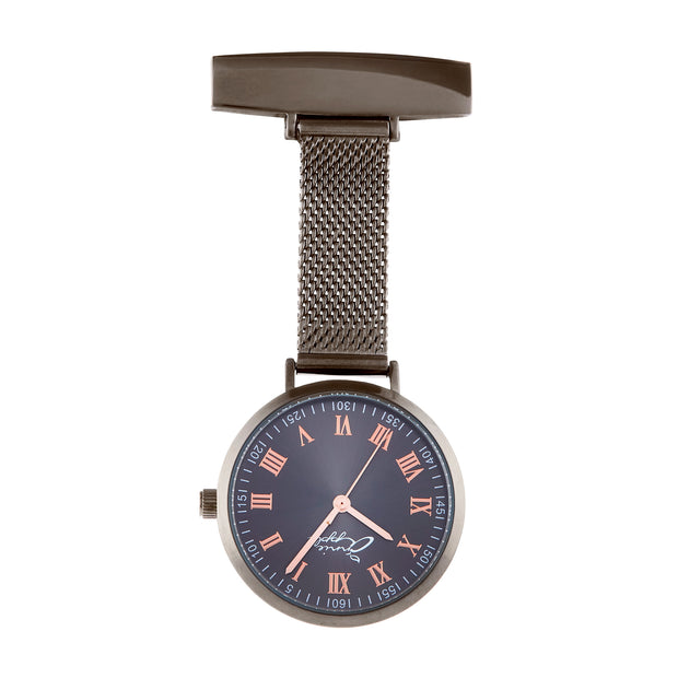 Meraki Rose Gold/Gunmetal Mesh Fob 35