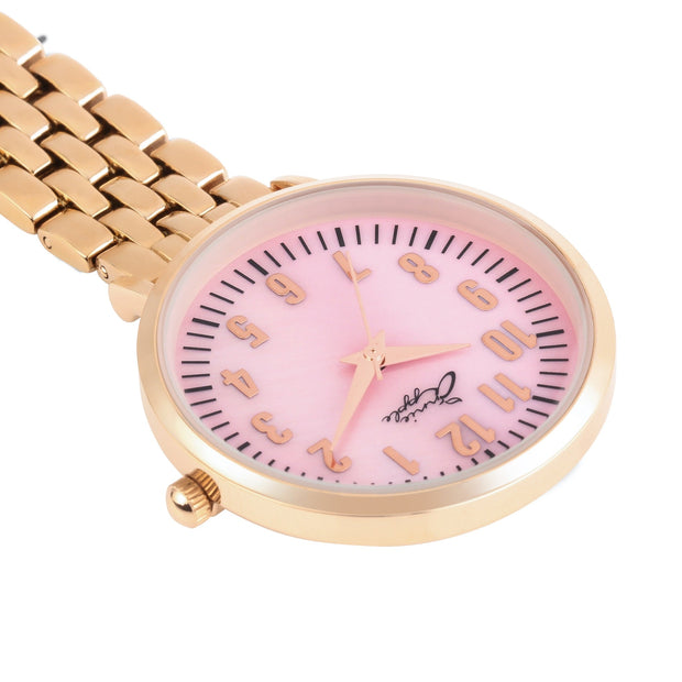 Aurora Pink Mother of Pearl/Rose Gold Link Fob 35