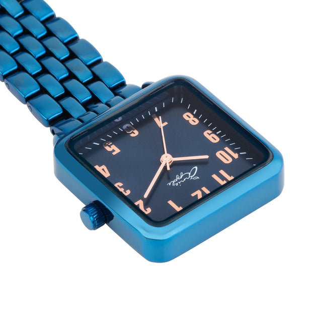 Eunoia Rose Gold/Blue Link Fob 28