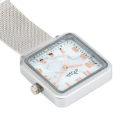 Eunoia Marble/Rose Gold/Silver Mesh Fob 28