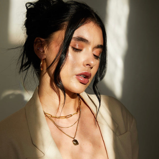 Nova Face Pendant Necklace