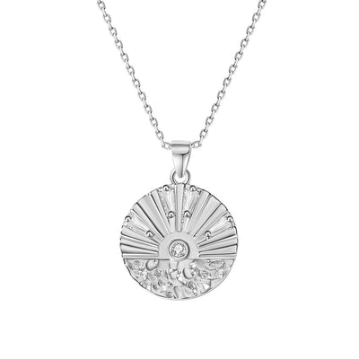 Elle Sunrise Pendant Necklace