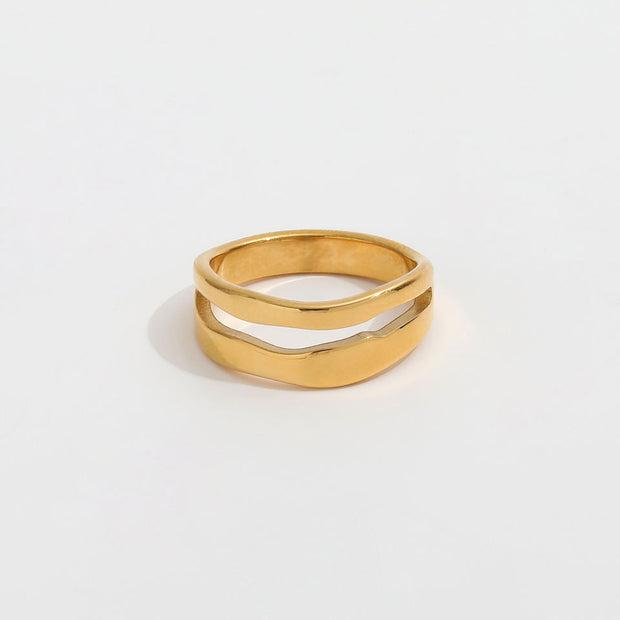 Morgan Double Layered Ring