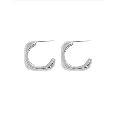 Roo Silver Hoops