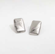 Joelle Oversized Rectangle Studs