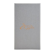 Aurora White/Gold/Tan Leather Fob 35