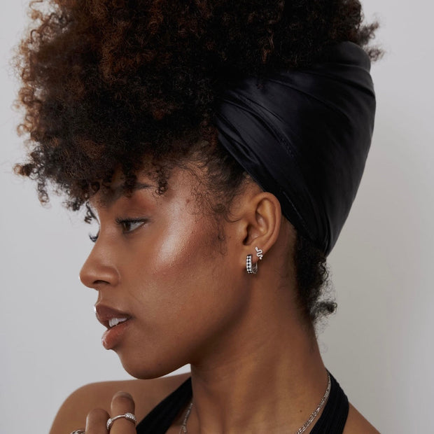 Rio Snake Silver Stud Earrings