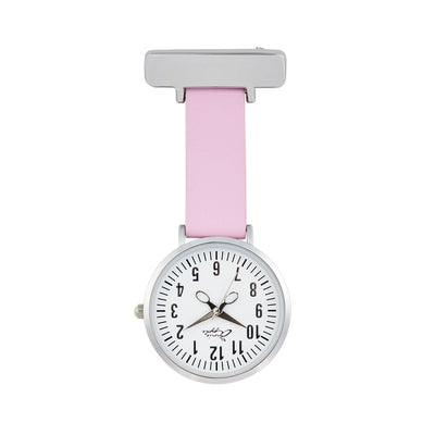 Aurora White/Silver/Pink Leather Fob 35