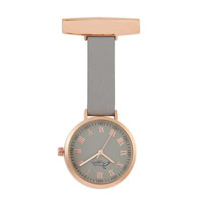 Meraki Rose Gold/Grey Leather Fob 35